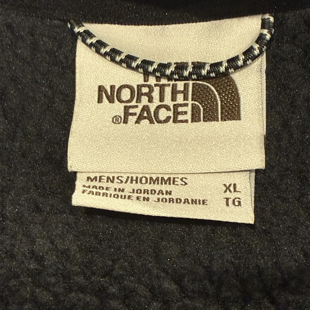 The North Face Gordon Lyons 1/2 Zip Pullover Fleece Jacket‎ Men's XL Black Cozy